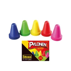 Idena Pylonen 25 Stück In 5 Farben 8 X 7 Cm Kegel Verkehrshütchen Warnkegel