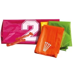 IDENA 740881 - Hüpfsäcke 4er Set Ca. 72 X 52 Cm Versch. Farben, Mit Startlinie -Spielzeug Geschäft xide 7408881 3 1280x1280