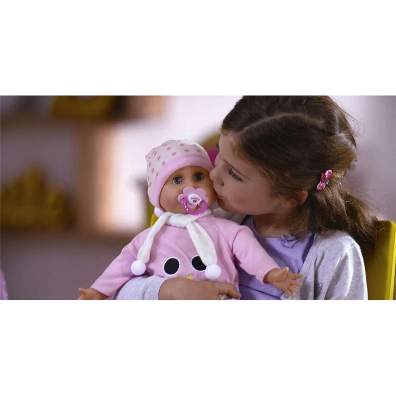 Dimian Puppe Bambolina Mit Magischem Schmusetuch Spricht 50 Wörter Mit Aufnahmefunktion 42 Cm Rosa 2 Dimian Puppe Bambolina Mit Magischem Schmusetuch Spricht 50 Wörter Mit Aufnahmefunktion 42 Cm Rosa – Bild 2