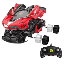 Jamara Ferrari FXX K Evo 1:18 Rot 2,4GHz Bausatz RC-Auto Funkferngesteuertes Fahrzeug