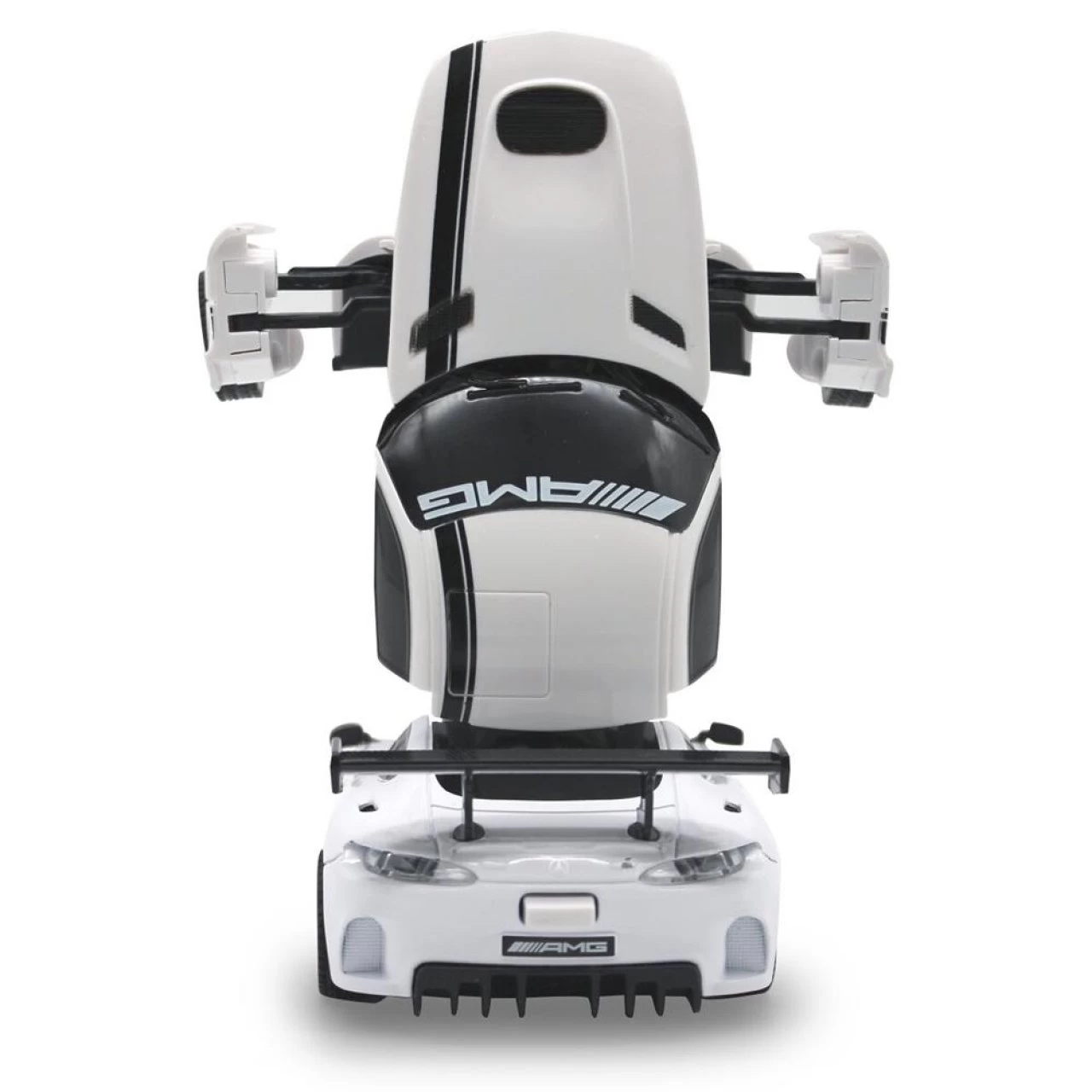 Jamara Mercedes-Benz AMG GT3 Transformable DieCast 1:32 Weiß 2in1 Transformation Roboter Fahrzeug 4 Jamara Mercedes-Benz AMG GT3 Transformable DieCast 1:32 Weiß 2in1 Transformation Roboter Fahrzeug – Bild 4