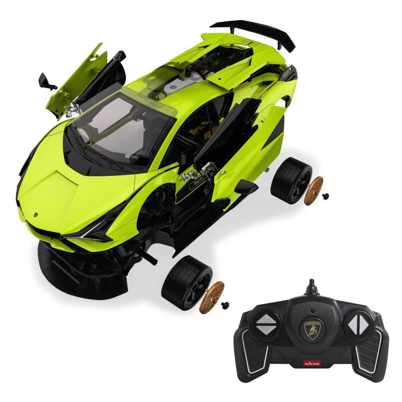Jamara Lamborghini Sián FKP 37 1:18 Grün 2,4GHz Bausatz RC-Auto Funkferngesteuertes Fahrzeug 1 Jamara Lamborghini Sián FKP 37 1:18 Grün 2,4GHz Bausatz RC-Auto Funkferngesteuertes Fahrzeug