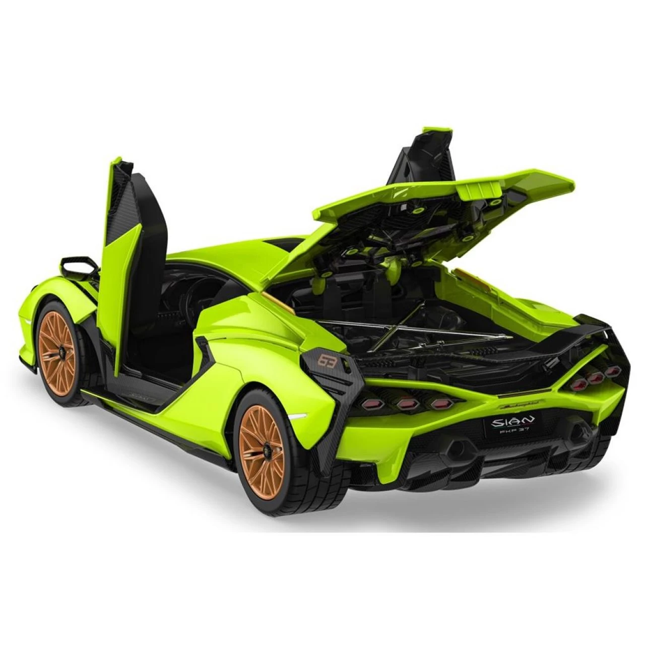 Jamara Lamborghini Sián FKP 37 1:18 Grün 2,4GHz Bausatz RC-Auto Funkferngesteuertes Fahrzeug 5 Jamara Lamborghini Sián FKP 37 1:18 Grün 2,4GHz Bausatz RC-Auto Funkferngesteuertes Fahrzeug – Bild 5