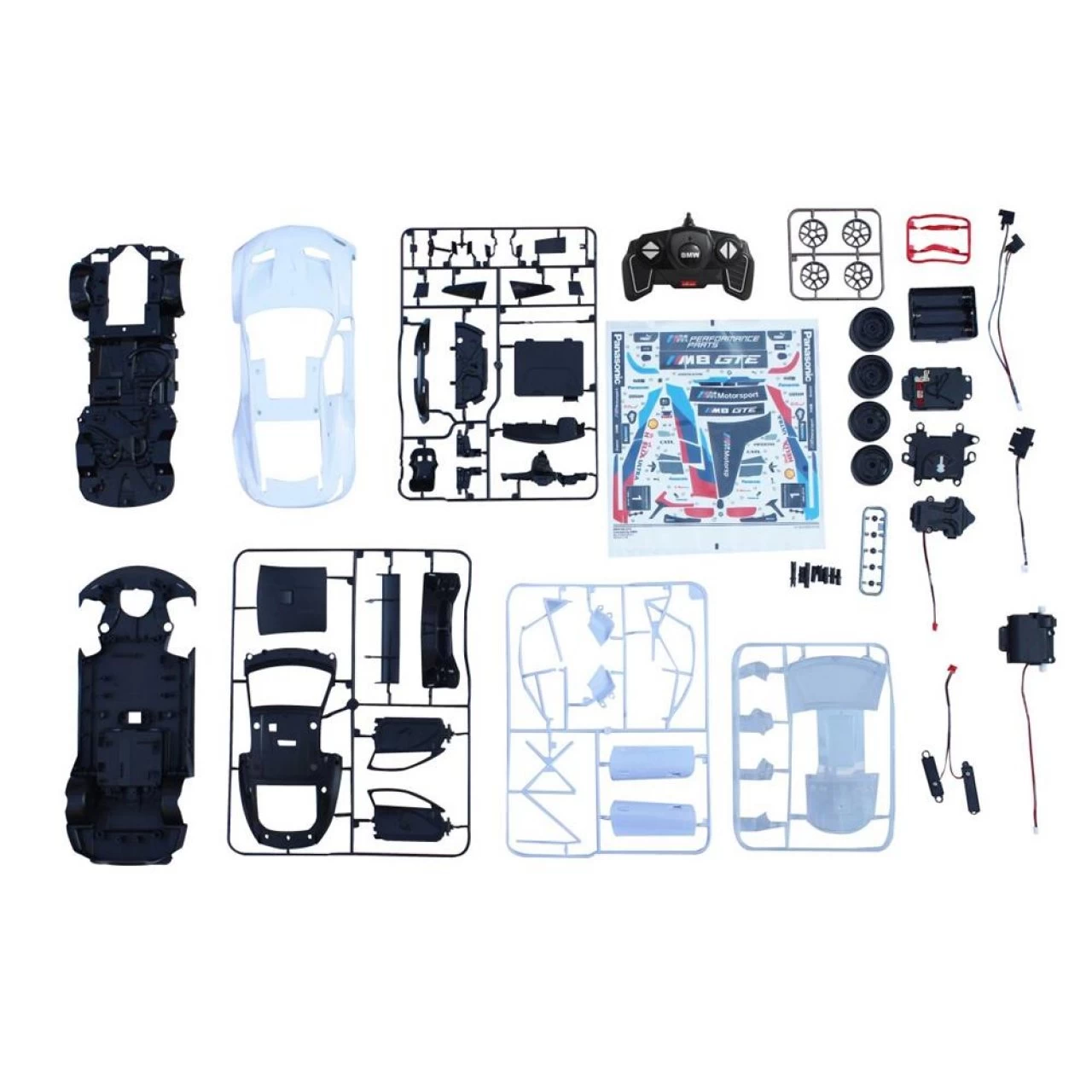 Jamara BMW M8 GTE 1:18 Weiß 2,4GHz Bausatz RC-Auto Funkferngesteuertes Fahrzeug 2 Jamara BMW M8 GTE 1:18 Weiß 2,4GHz Bausatz RC-Auto Funkferngesteuertes Fahrzeug – Bild 2