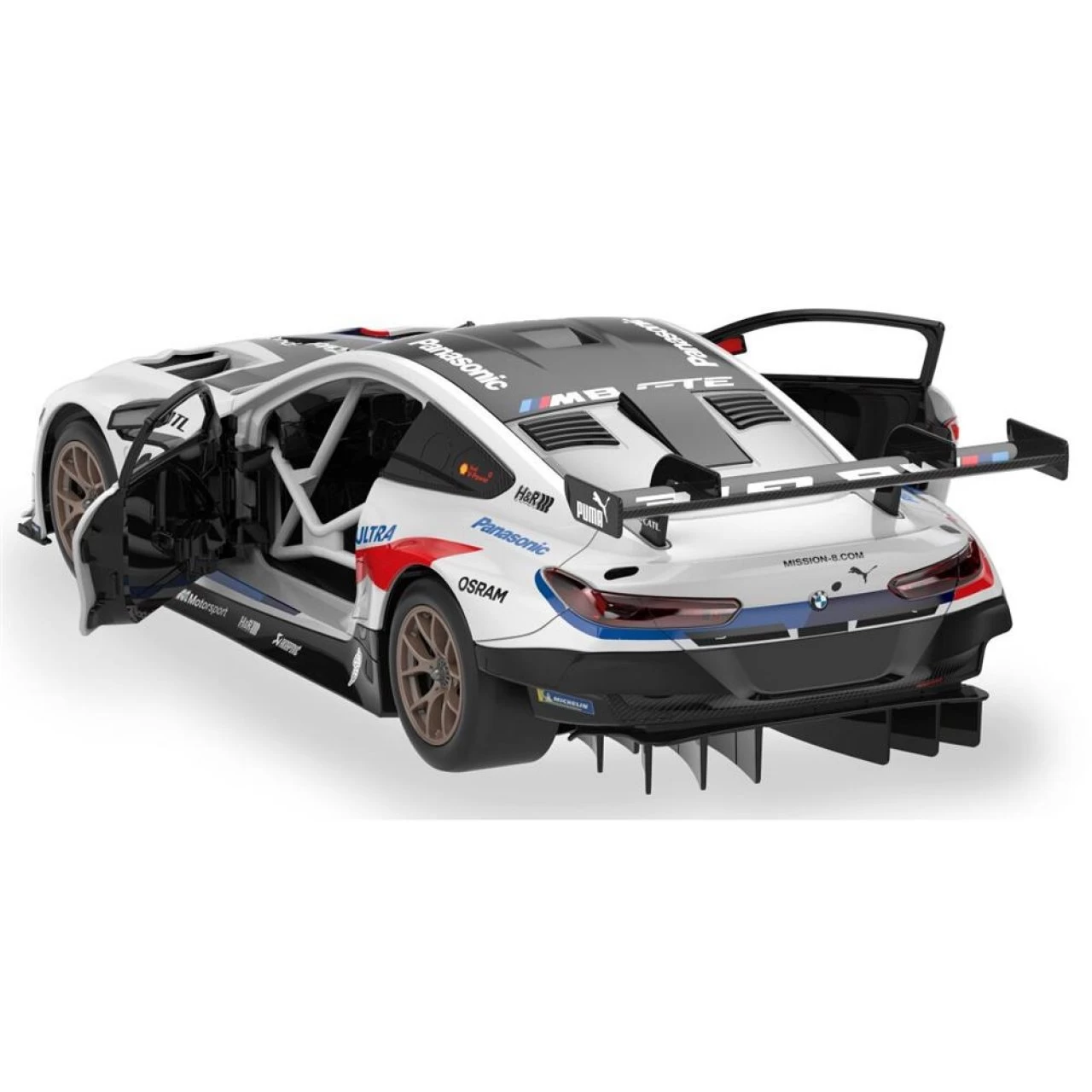 Jamara BMW M8 GTE 1:18 Weiß 2,4GHz Bausatz RC-Auto Funkferngesteuertes Fahrzeug 5 Jamara BMW M8 GTE 1:18 Weiß 2,4GHz Bausatz RC-Auto Funkferngesteuertes Fahrzeug – Bild 5