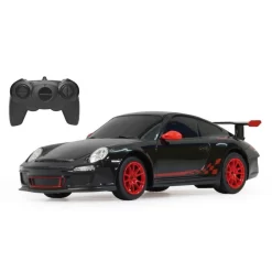 Jamara RC Porsche GT3 RS 1:24 Schwarz 40MHz Inklusive Fernsteuerung Ferngesteuertes Auto NEU