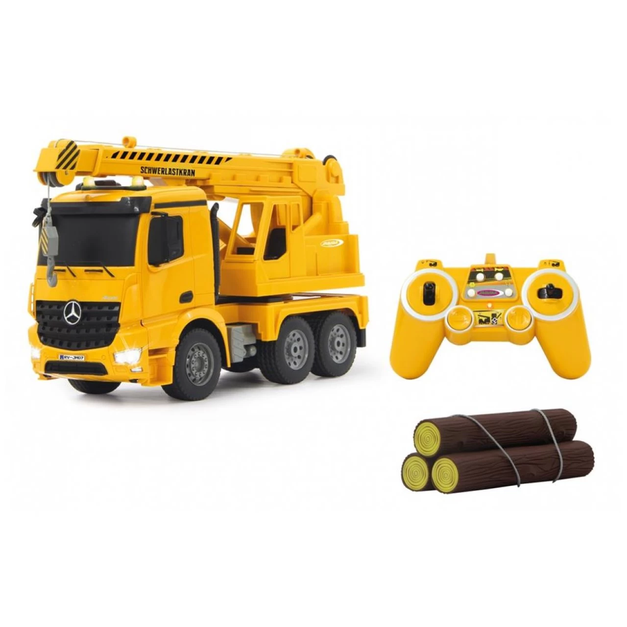 Jamara Schwerlastkran Mercedes-Benz Arocs 1:20 2,4G Ferngesteuertes Baufahrzeug Baustelle 7 Jamara Schwerlastkran Mercedes-Benz Arocs 1:20 2,4G Ferngesteuertes Baufahrzeug Baustelle – Bild 7