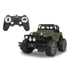 Jamara RC Jeep Wrangler Rubicon 1:12 Olivgrün 2,4 GHz Ferngesteuert Spielzeugauto