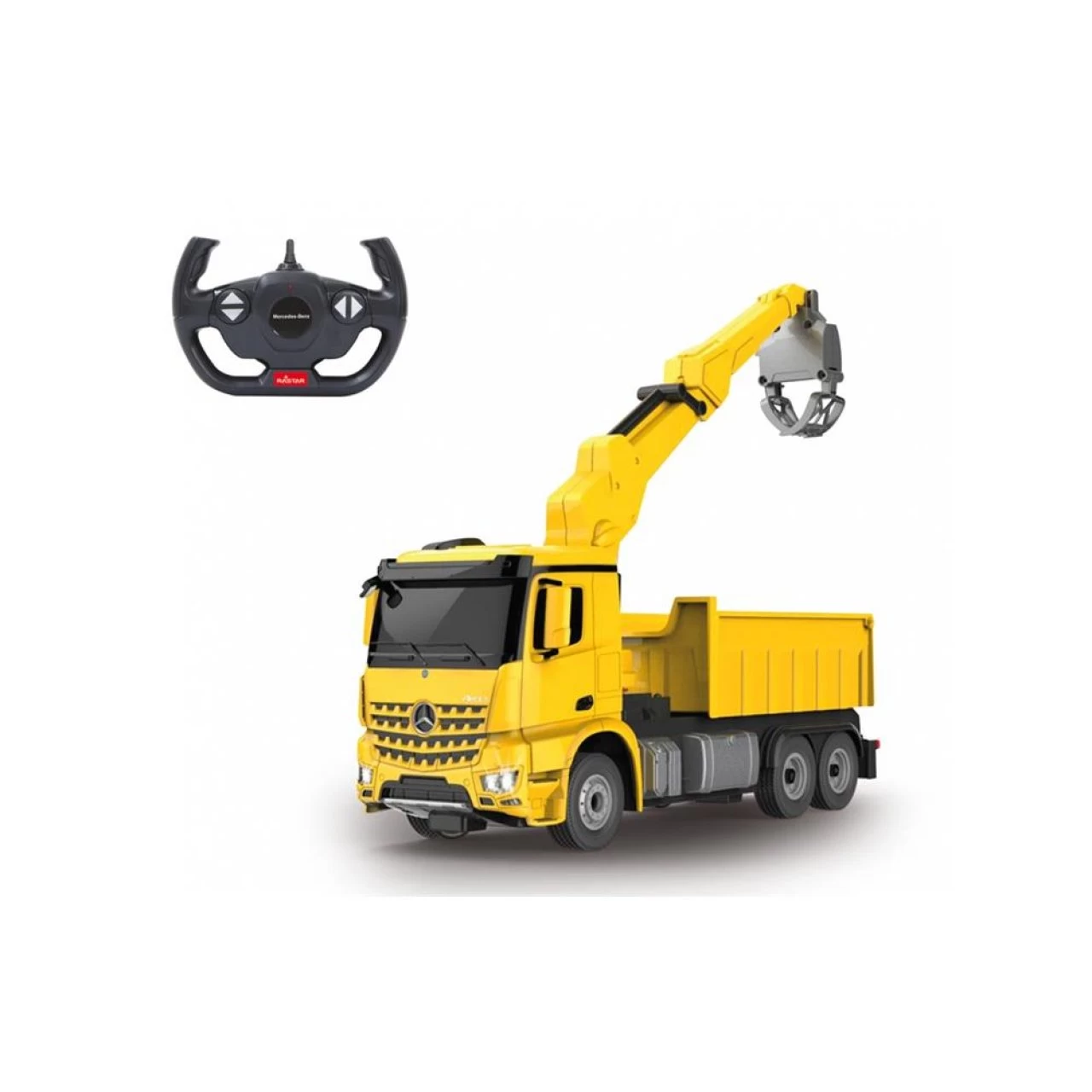 Jamara Ladekran Mercedes-Benz Arocs 2,4GHz B Funkferngesteuert Licht Baustelle 1 Jamara Ladekran Mercedes-Benz Arocs 2,4GHz B Funkferngesteuert Licht Baustelle