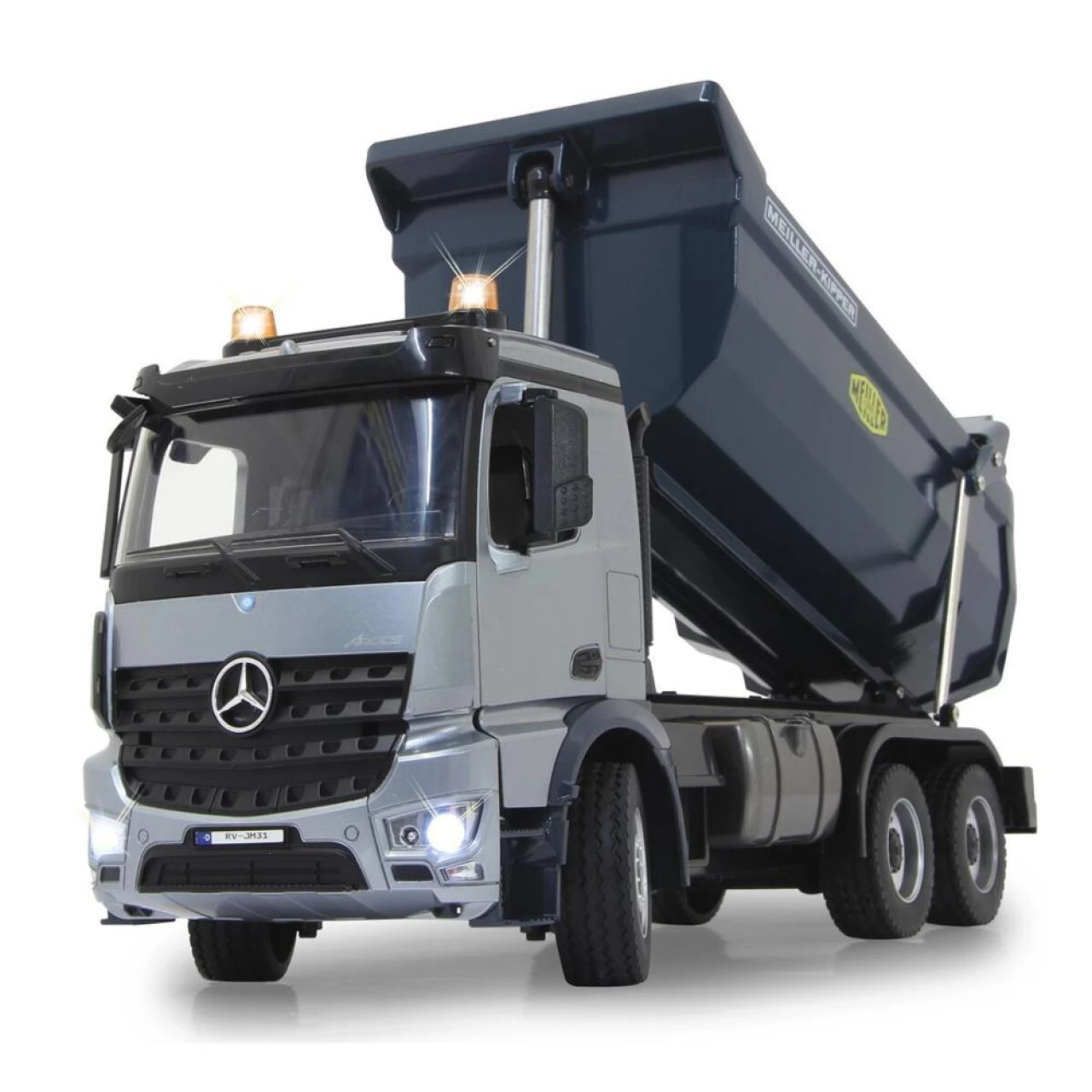 Jamara RC Muldenkipper Mercedes-Benz Arocs Metal Meiller 1:20 2,4GHz Ferngesteuert Kipper LKW 4 Jamara RC Muldenkipper Mercedes-Benz Arocs Metal Meiller 1:20 2,4GHz Ferngesteuert Kipper LKW – Bild 4