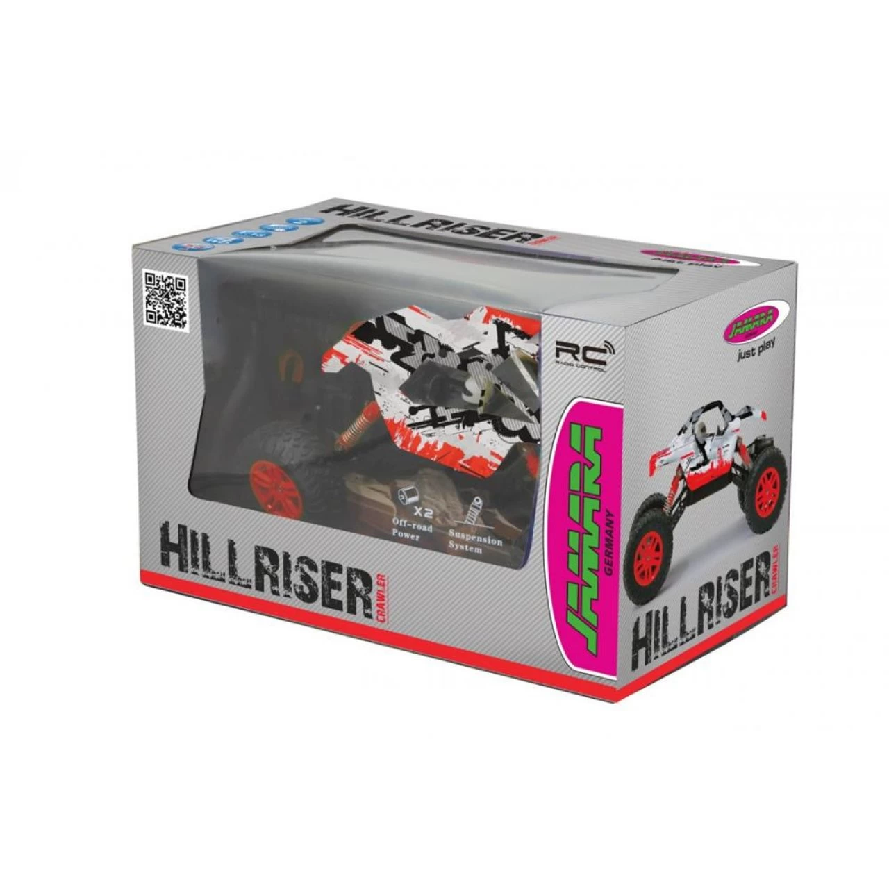 Jamara Hillriser Crawler 4WD 1:18 Orange 2,4GHz Funkferngesteuertes Offroad Fahrzeug Auto 2 Jamara Hillriser Crawler 4WD 1:18 Orange 2,4GHz Funkferngesteuertes Offroad Fahrzeug Auto – Bild 2
