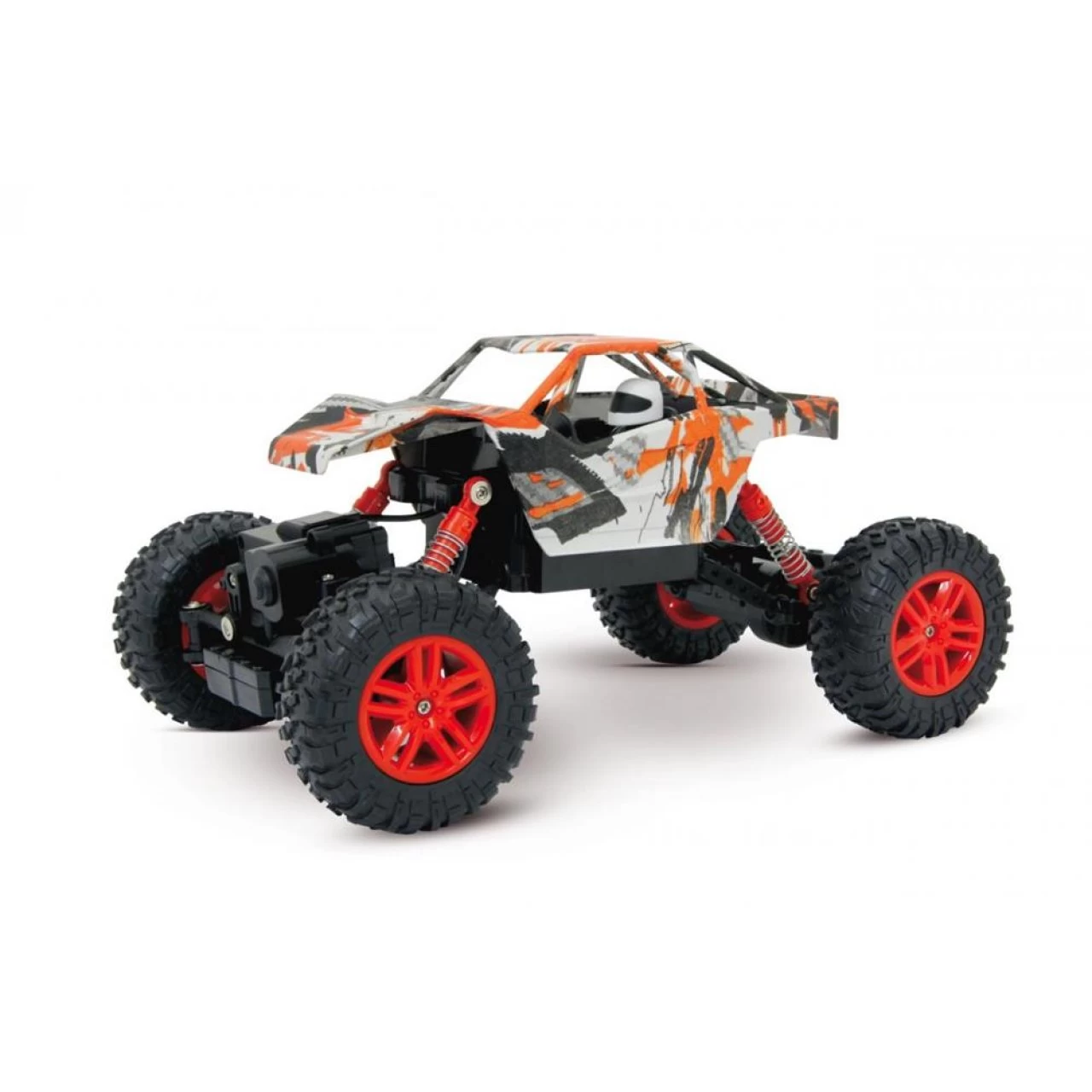 Jamara Hillriser Crawler 4WD 1:18 Orange 2,4GHz Funkferngesteuertes Offroad Fahrzeug Auto 4 Jamara Hillriser Crawler 4WD 1:18 Orange 2,4GHz Funkferngesteuertes Offroad Fahrzeug Auto – Bild 4