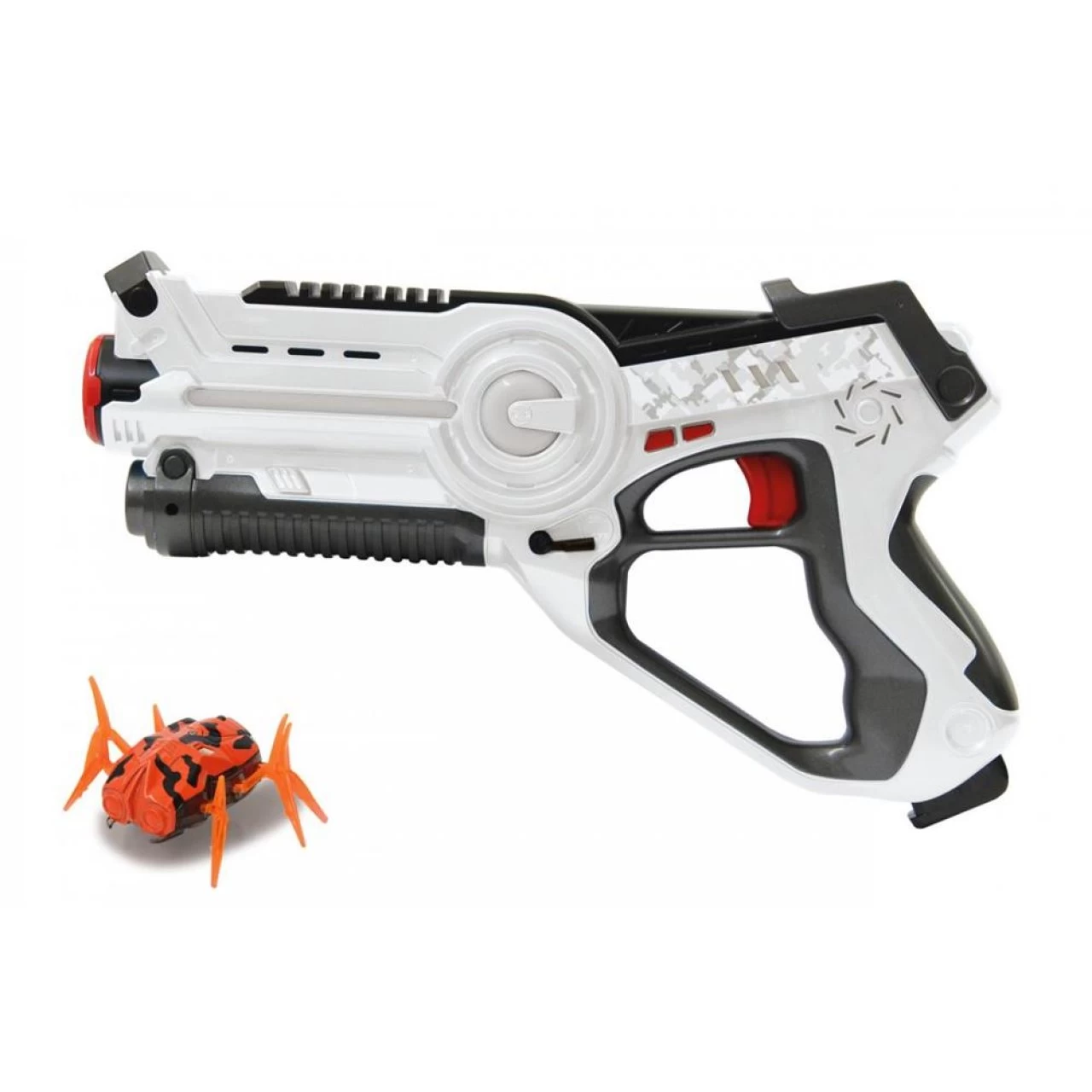 Jamara Impulse Laser Gun Bug Hunt Set Weiss/orange Outdoorspielzeug Spielzeugwaffe 1 Jamara Impulse Laser Gun Bug Hunt Set Weiss/orange Outdoorspielzeug Spielzeugwaffe