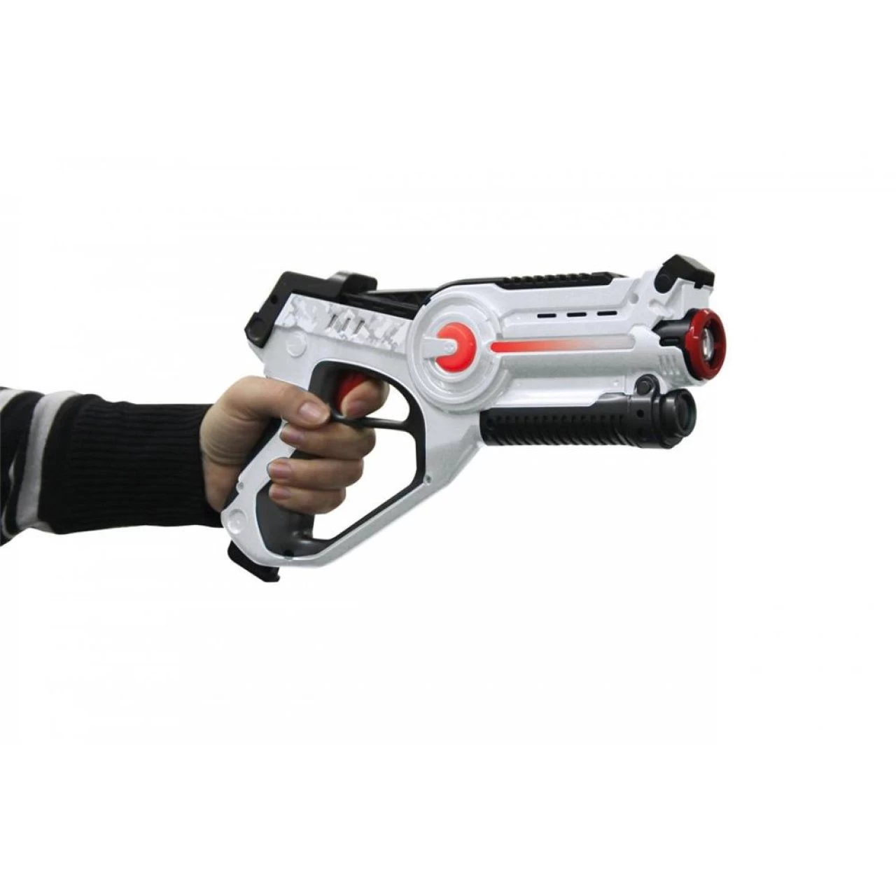 Jamara Impulse Laser Gun Bug Hunt Set Weiss/orange Outdoorspielzeug Spielzeugwaffe 7 Jamara Impulse Laser Gun Bug Hunt Set Weiss/orange Outdoorspielzeug Spielzeugwaffe – Bild 7