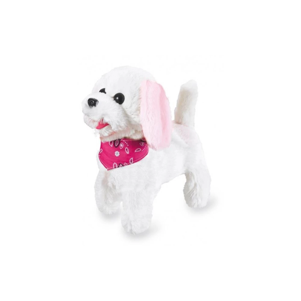 Jamara Trixi RC Plüschhund Weiß Rosa 27 MHz Ferngesteuerter Hund Bellt Läuft 2 Jamara Trixi RC Plüschhund Weiß Rosa 27 MHz Ferngesteuerter Hund Bellt Läuft – Bild 2