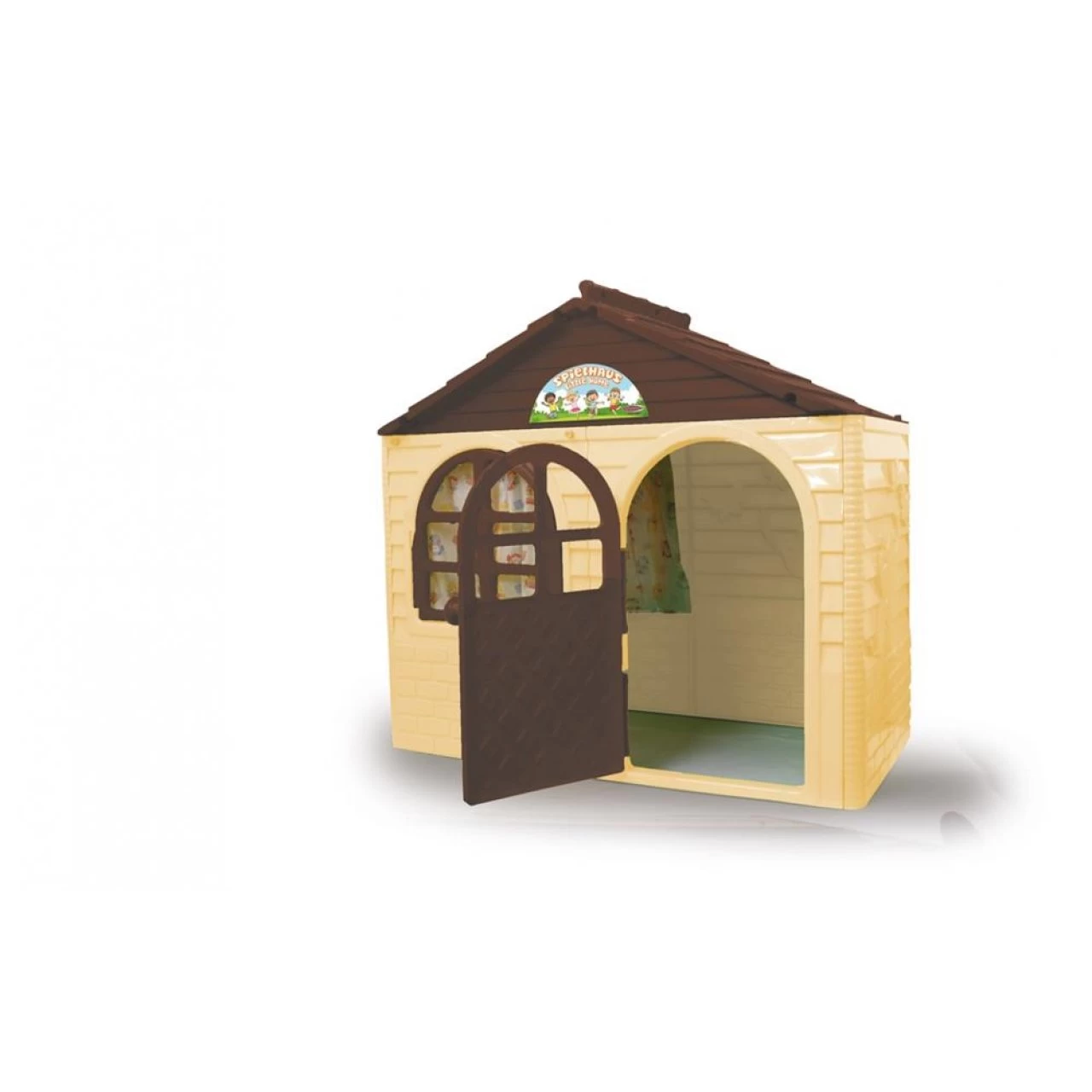 Jamara Spielhaus Little Home Beige Kunststoff Indoor Outdoor Geeignet Gartenhaus 2 Jamara Spielhaus Little Home Beige Kunststoff Indoor Outdoor Geeignet Gartenhaus – Bild 2