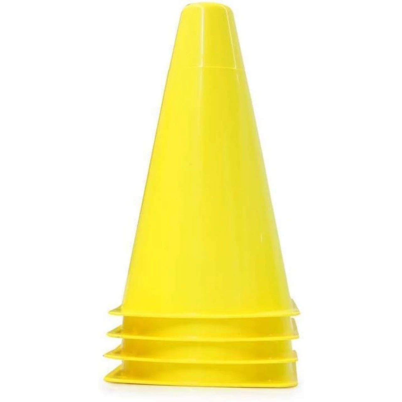Jamara Pylonen Traffic Gelb 4 Stück Verkehrshütchen Verkehrskegel Stapelbar Aus Kunststoff Für Sport Outdoor Fußball Slalom 2 Jamara Pylonen Traffic Gelb 4 Stück Verkehrshütchen Verkehrskegel Stapelbar Aus Kunststoff Für Sport Outdoor Fußball Slalom – Bild 2
