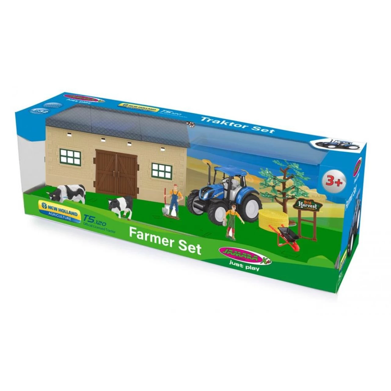 Jamara New Holland Farmer Set Kühe 1:32 Bauernhof Spielset Landwirtschaft Rinderhof 2 Jamara New Holland Farmer Set Kühe 1:32 Bauernhof Spielset Landwirtschaft Rinderhof – Bild 2
