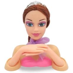 Jamara Frisierkopf Set Emma Beauty Inkl. Haarzubehör Rollenspiel Für Mädchen Stylen Frisieren