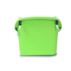 JAMARA 460662 Babyschaukel Small Swing – Ab 10 Monate, Robuster Kunststoff, Belastbar Bis 25 Kg, Inkl. Sicherheitsbügel, Kippsicher, Indoor-Outdoor Geeignet, Grün -Spielzeug Geschäft xjam 460662 3 1280x1280