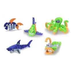 Jamara 3D Soft-Steck Puzzle Sea World Set Meerestiere Steckpuzzle Softpuzzle Schaum Puzzlespiel