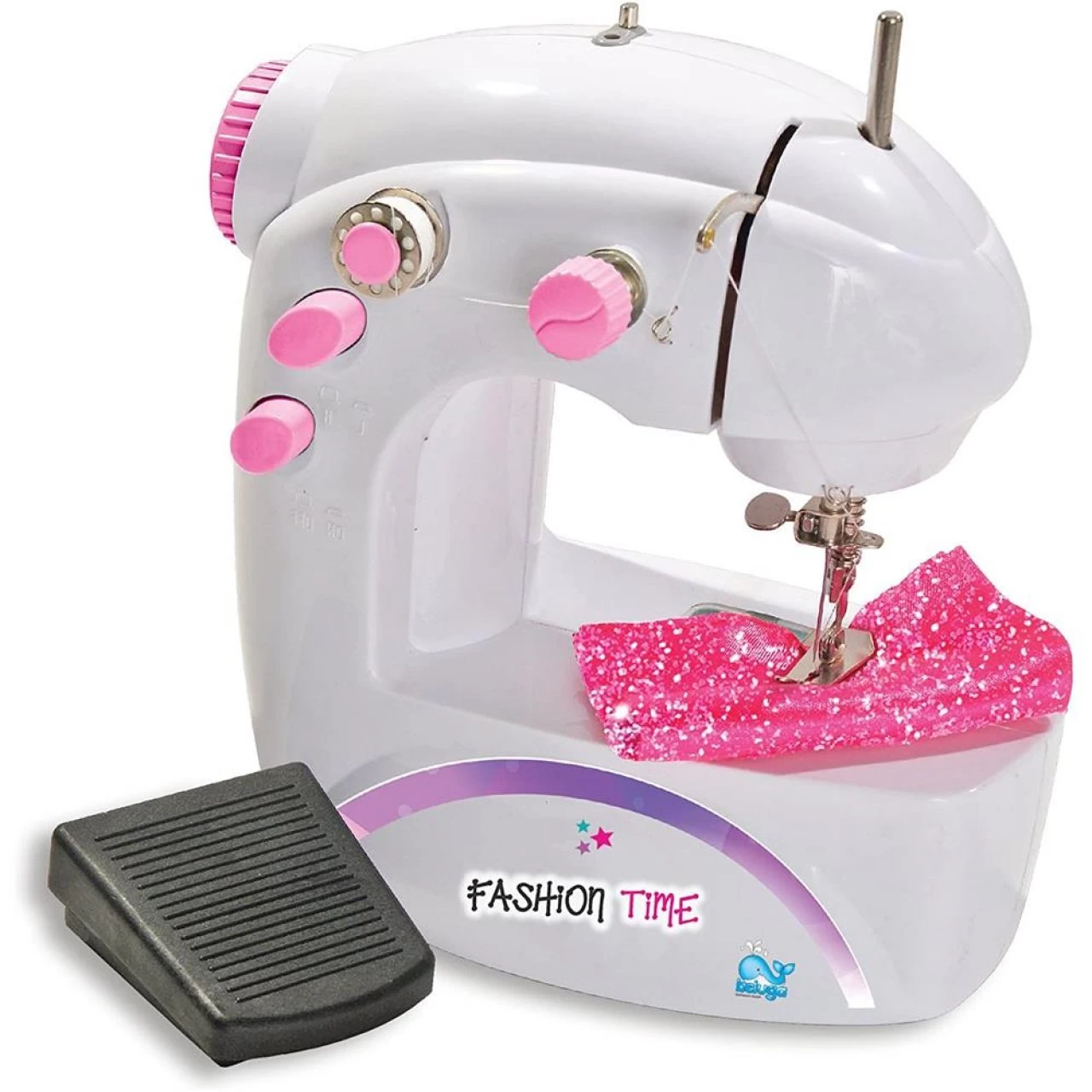 Beluga Fashion Time Kinder-Nähmaschine Ohne Zubehör Nähen Wie Die Großen Ab 8 Jahre Haushaltsspielzeug 2 Beluga Fashion Time Kinder-Nähmaschine Ohne Zubehör Nähen Wie Die Großen Ab 8 Jahre Haushaltsspielzeug – Bild 2