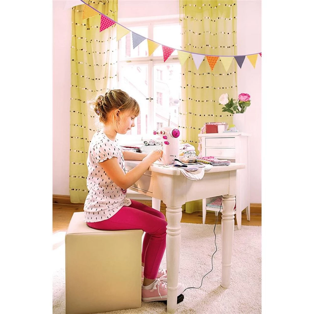 Beluga Fashion Time Kinder-Nähmaschine Ohne Zubehör Nähen Wie Die Großen Ab 8 Jahre Haushaltsspielzeug 5 Beluga Fashion Time Kinder-Nähmaschine Ohne Zubehör Nähen Wie Die Großen Ab 8 Jahre Haushaltsspielzeug – Bild 5