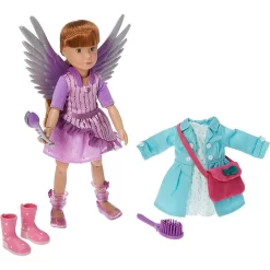 Käthe Kruse Puppe Chloe Kruselings 23 Cm Glitzerkleid Freizeit-Outfit Modepuppe Spielpuppe