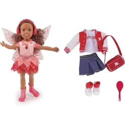 Käthe Kruse Puppe Joy Kruselings 23 Cm Feenkleid Freizeit-Outfit Modepuppe Spielpuppe Puppe
