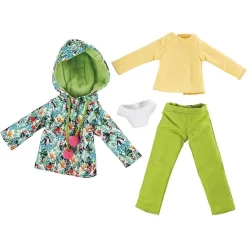 Käthe Kruse Puppenkleidung Kruselings Tropischer Winter Outfit Shirt Jeans Jacke Zubehör