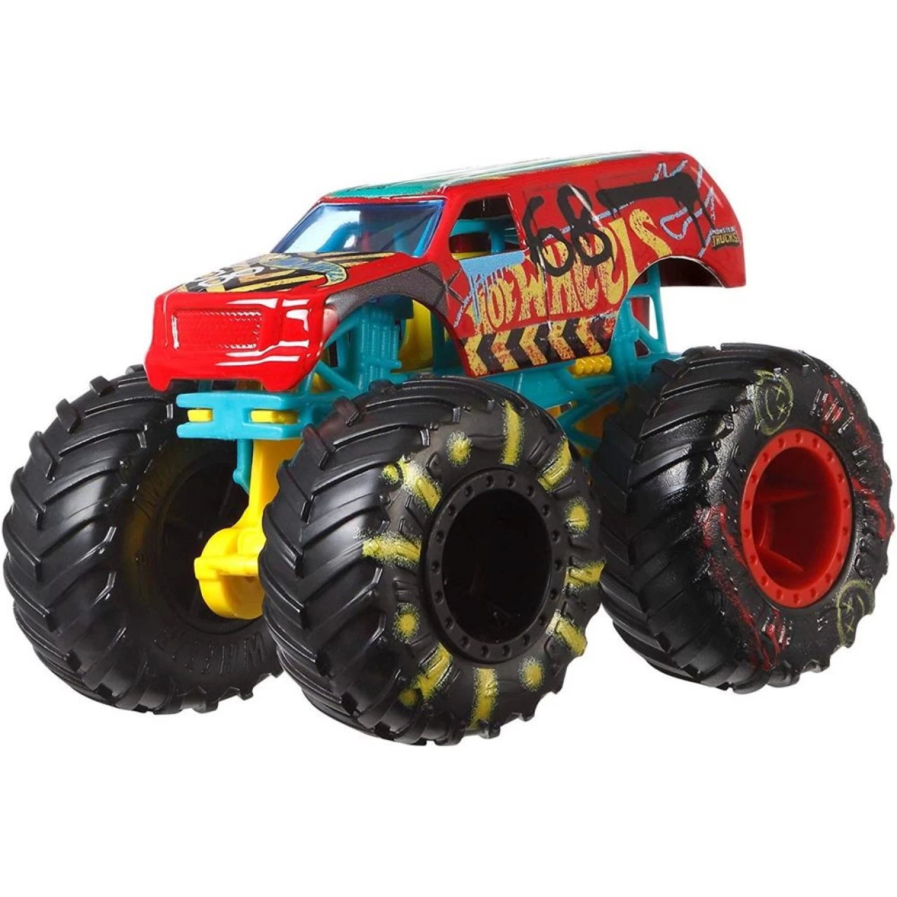 MATTEL Hot Wheels FYJ44 Monster Trucks 1:64 Die Cast Auto Zufällige Auswahl Monstertruck Geländewagen 7 MATTEL Hot Wheels FYJ44 Monster Trucks 1:64 Die Cast Auto Zufällige Auswahl Monstertruck Geländewagen – Bild 7
