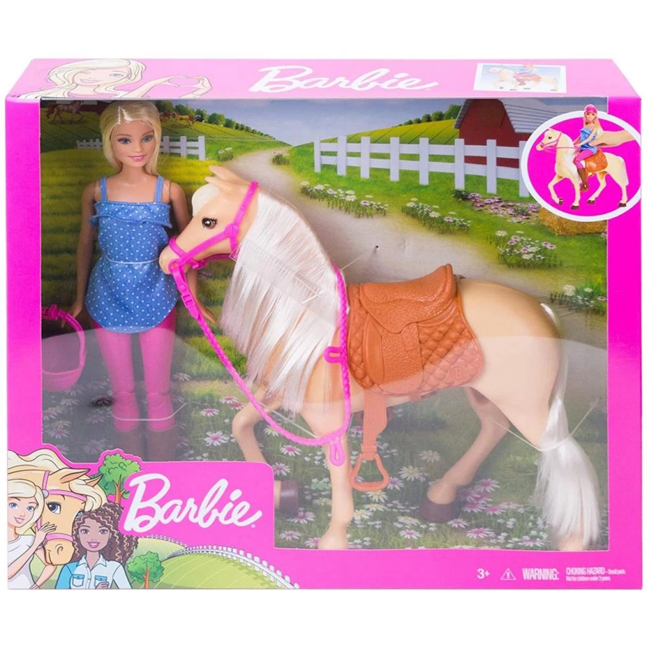 Mattel Barbie FXG94 FXH13 Pferd Mit Mähne Und Puppe Bewegliche Knie Puppen Spielzeug Puppenzubehör 6 Mattel Barbie FXG94 FXH13 Pferd Mit Mähne Und Puppe Bewegliche Knie Puppen Spielzeug Puppenzubehör – Bild 6
