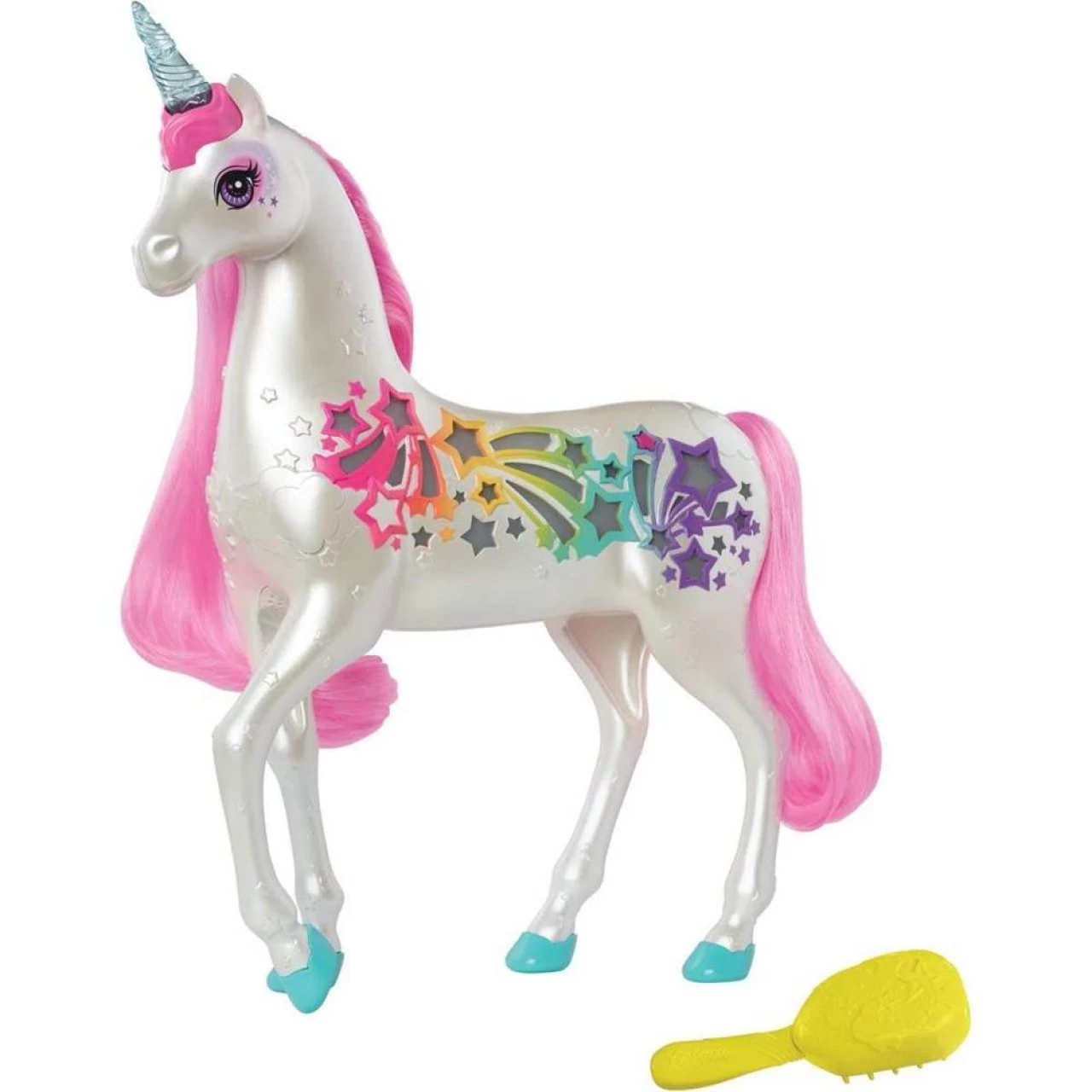 Mattel Barbie Dreamtopia Regenbogen-Königreich Magisches Haarspiel-Einhorn 4 Mattel Barbie Dreamtopia Regenbogen-Königreich Magisches Haarspiel-Einhorn – Bild 4