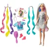 MATTEL Barbie GHN04 - Barbie Fantasie-Haare Puppe Mit Meerjungfrauen Und Einhorn Looks Kinder Spielfigur