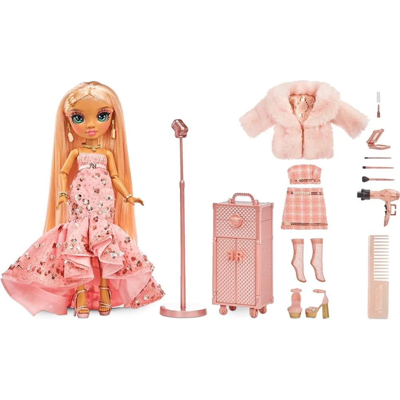 MGA Rainbow High Rainbow Vision Divas SABRINA ST. CLOUD Rosa Modepuppe Mix & Match Designer Outfits 2 MGA Rainbow High Rainbow Vision Divas SABRINA ST. CLOUD Rosa Modepuppe Mix & Match Designer Outfits – Bild 2