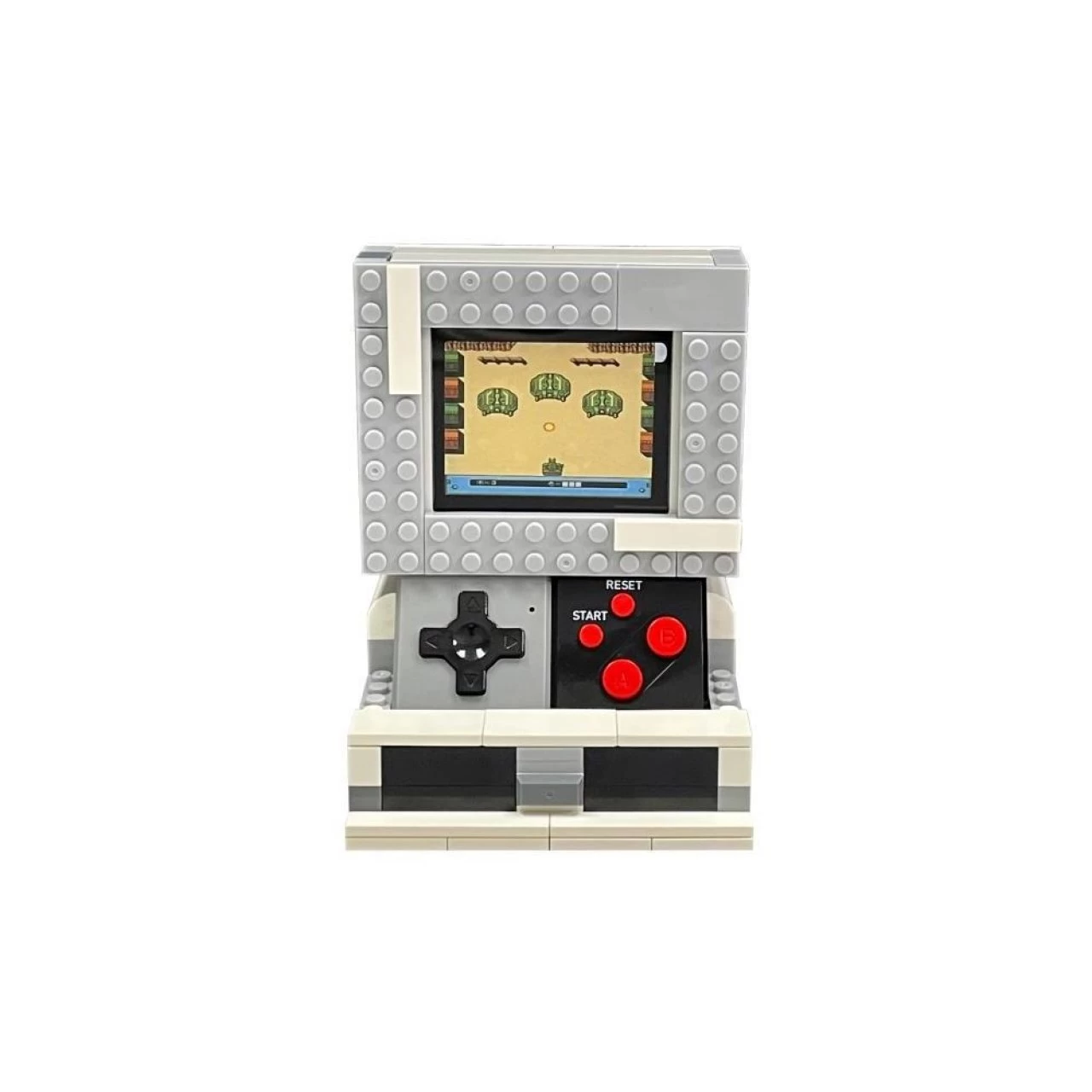 Millennium Arcade Bricks Portable Spielekonsole Mit 200 Spielen Und Klemmbausteine Handkonsole Handheld 1 Millennium Arcade Bricks Portable Spielekonsole Mit 200 Spielen Und Klemmbausteine Handkonsole Handheld