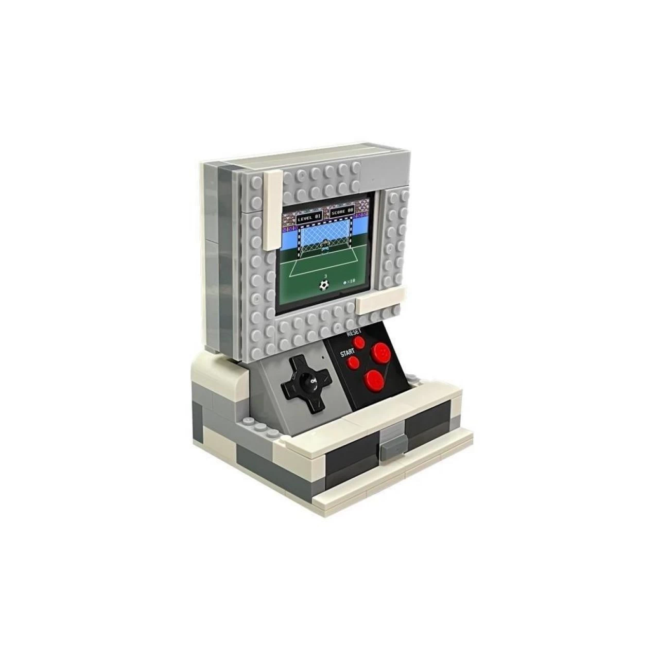 Millennium Arcade Bricks Portable Spielekonsole Mit 200 Spielen Und Klemmbausteine Handkonsole Handheld 2 Millennium Arcade Bricks Portable Spielekonsole Mit 200 Spielen Und Klemmbausteine Handkonsole Handheld – Bild 2