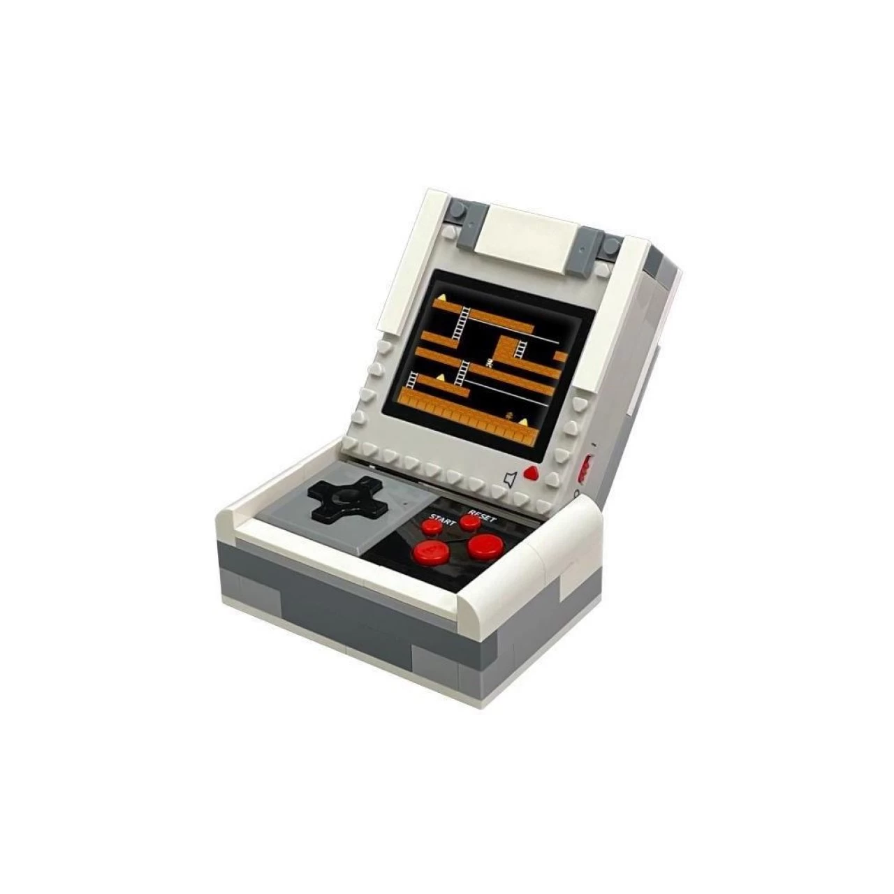Millennium Arcade Bricks Portable Spielekonsole Mit 200 Spielen Und Klemmbausteine Handkonsole Handheld 7 Millennium Arcade Bricks Portable Spielekonsole Mit 200 Spielen Und Klemmbausteine Handkonsole Handheld – Bild 7