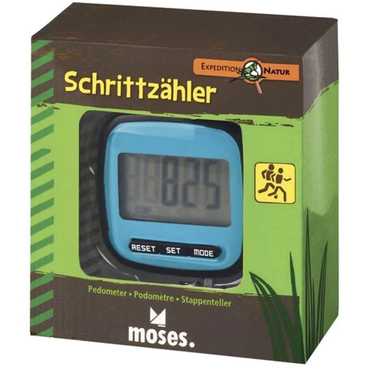 Moses. Expedition Natur Schrittzähler Mit Gürtelclip Für Kinder Bewegung Action 2 Moses. Expedition Natur Schrittzähler Mit Gürtelclip Für Kinder Bewegung Action – Bild 2