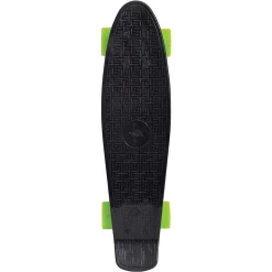 Schildkröt Skateboard Retro Native Black 56 X 14 Cm Board Rutschfest Schwarz Grün