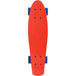 Schildkröt Skateboard Retro Native Red Rot 56 Cm Premium Board Kunststoff-Deck Rutschfest