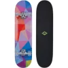 Schildkröt Skateboard Kicker 31" Abstract 79 Cm Einsteiger Board 9-fach Holz Gewölbt Rutschfest