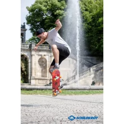 Schildkröt Skateboard Kicker 31" Red Parkour 79 Cm Einsteiger Board 9-fach Holz Gewölbt Rutschfest -Spielzeug Geschäft xmts 510602 3 1280x1280