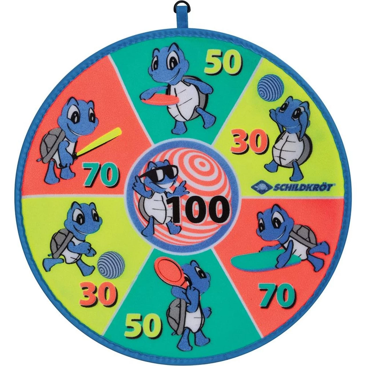 Schildkröt Soft Dart Set 38 Cm Klett-Dartscheibe Mit 2 X 3 Klettbälle 2 Schildkröt Soft Dart Set 38 Cm Klett-Dartscheibe Mit 2 X 3 Klettbälle – Bild 2