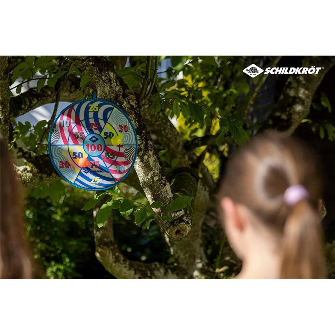 Schildkröt Soft Dart Set 38 Cm Klett-Dartscheibe Mit 2 X 3 Klettbälle 5 Schildkröt Soft Dart Set 38 Cm Klett-Dartscheibe Mit 2 X 3 Klettbälle – Bild 5