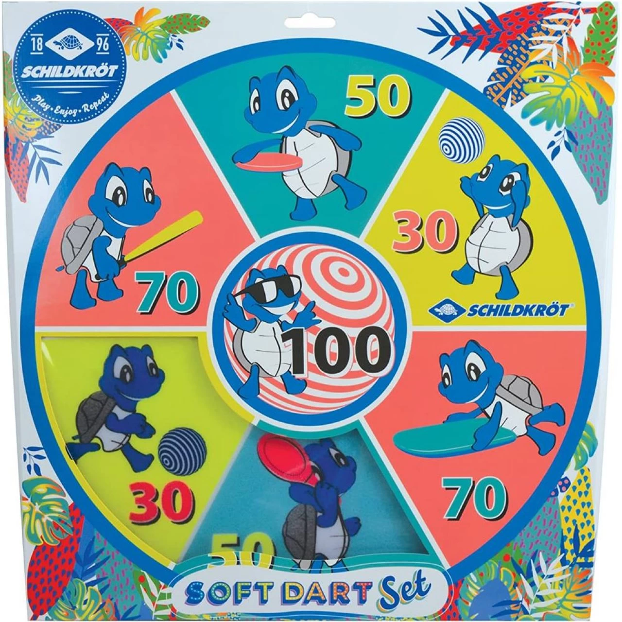 Schildkröt Soft Dart Set 38 Cm Klett-Dartscheibe Mit 2 X 3 Klettbälle 7 Schildkröt Soft Dart Set 38 Cm Klett-Dartscheibe Mit 2 X 3 Klettbälle – Bild 7