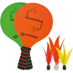 Schildkröt Jazzminton Set Mit Schläger Birdie Federball LED Ball