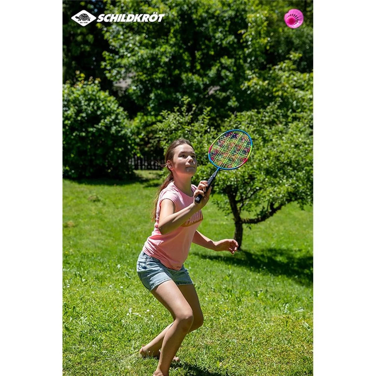 Schildkröt Junior Federball Set Schläger Federbälle Kinderfederball Badminton 2 Schildkröt Junior Federball Set Schläger Federbälle Kinderfederball Badminton – Bild 2