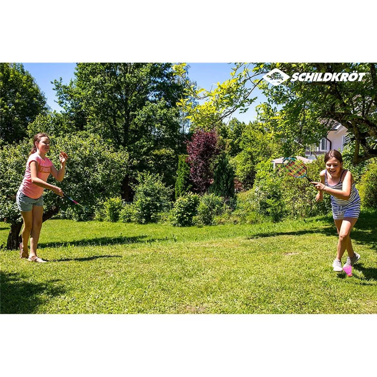 Schildkröt Junior Federball Set Schläger Federbälle Kinderfederball Badminton 5 Schildkröt Junior Federball Set Schläger Federbälle Kinderfederball Badminton – Bild 5