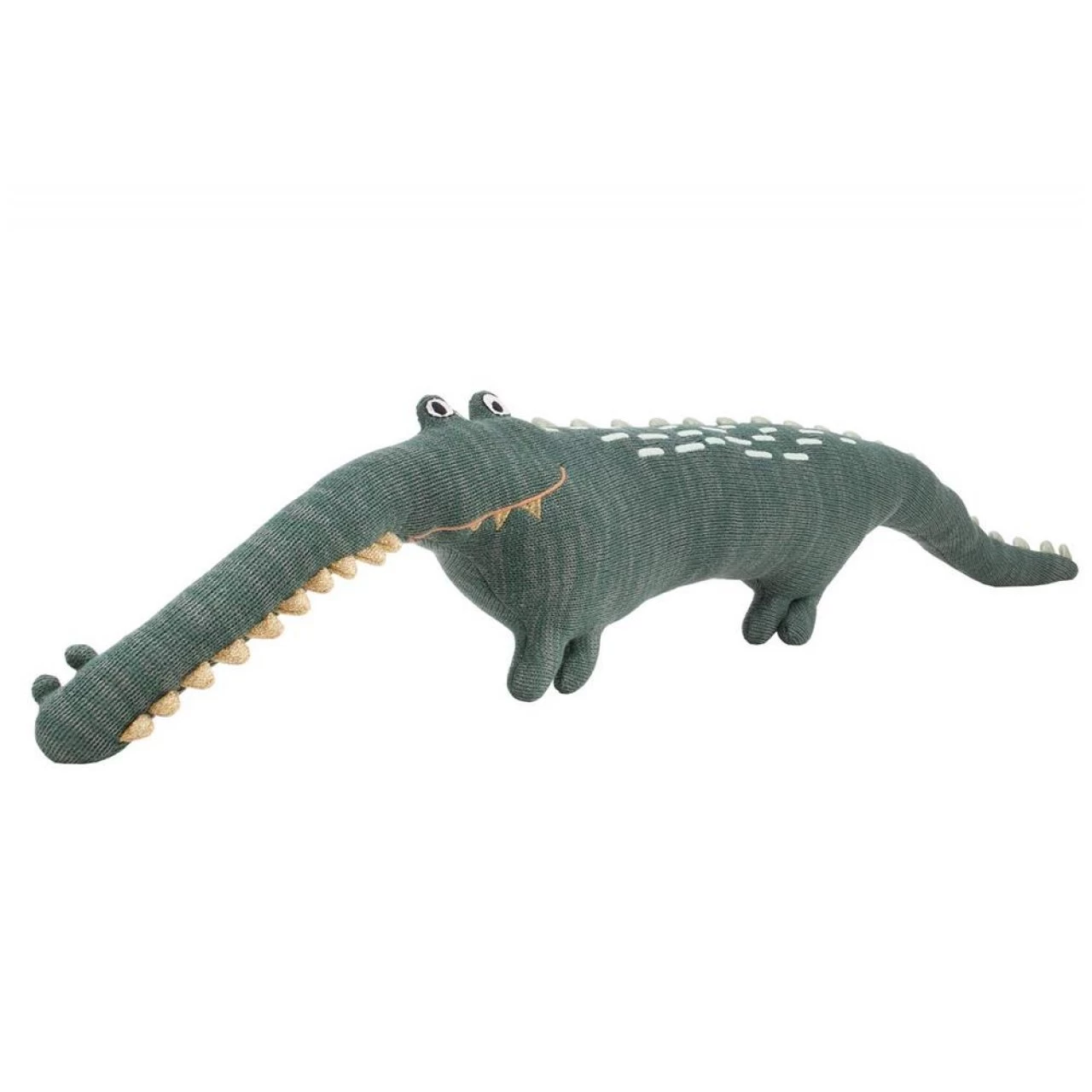 OYOY Mr. Crocodile Gustav Krokodil Kuscheltier Kuschelkissen Grün Dekokissen Kinderzimmer 3 OYOY Mr. Crocodile Gustav Krokodil Kuscheltier Kuschelkissen Grün Dekokissen Kinderzimmer – Bild 3